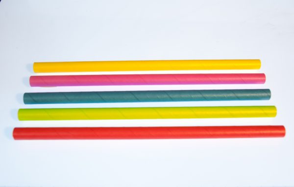 Neon Paper Strawss